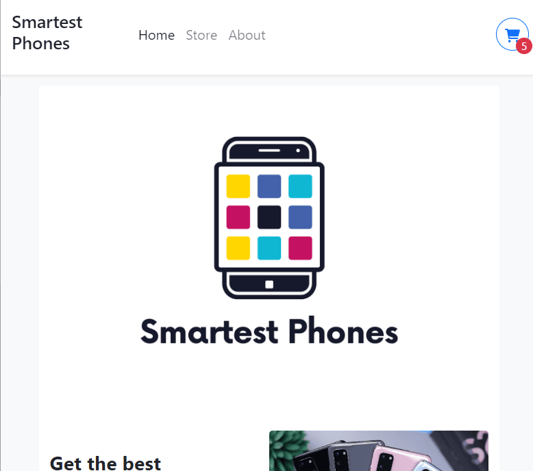 screenshot of the Smartest Phones&apos;s project